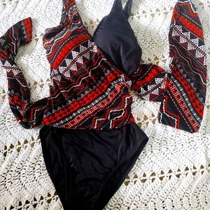 Size 10  Full Piece Miracle Swim Suit